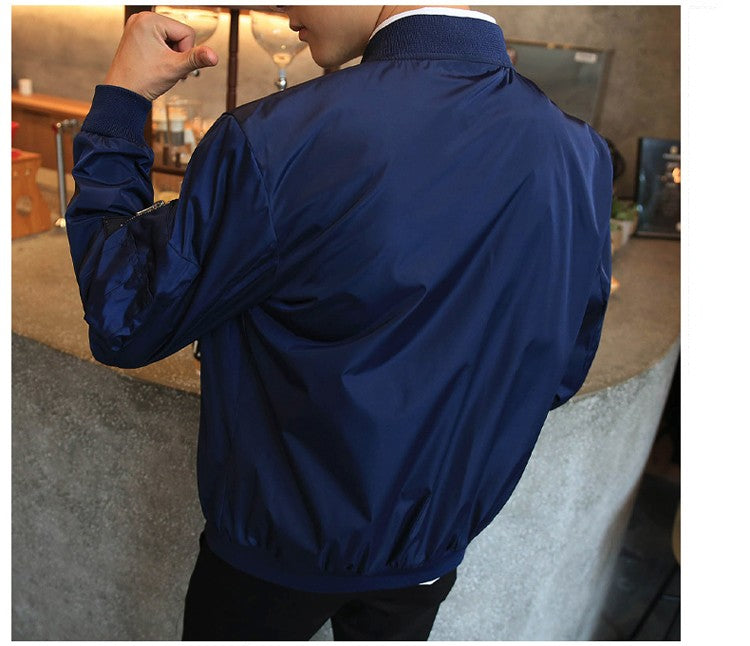 PATCH FIT BOMBER JACKET